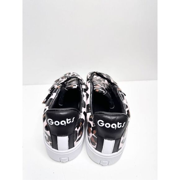 GOATS‎ Sneakers Womens Size 6.5 Cheetah Print Pink Black Platform Shoes - Picture 6 of 12